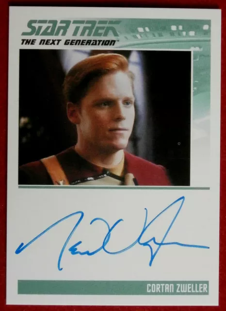STAR TREK TNG - NED VAUGHN - Personally Signed Autograph Card - LIMITED EDITION