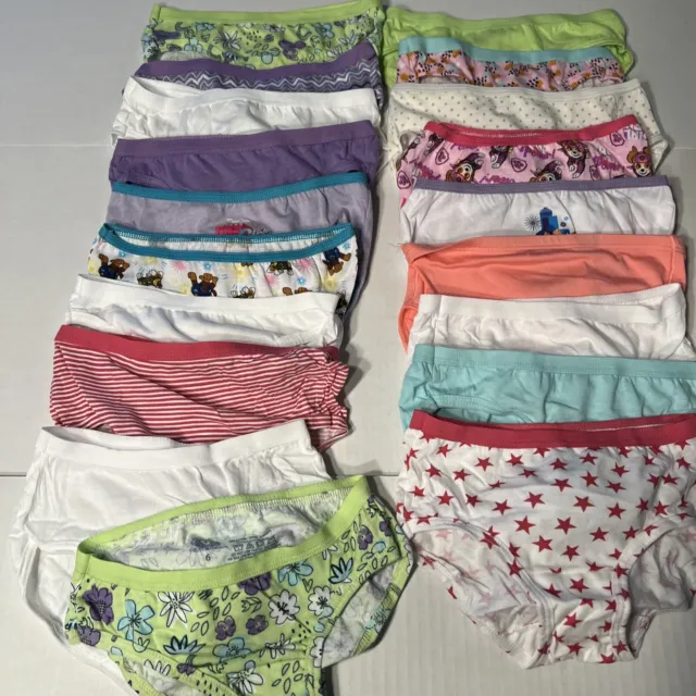 9 New Pairs of Girls Underwear~Cat & Jack~Hanes~Fruit of the Loom~Mixed Lot