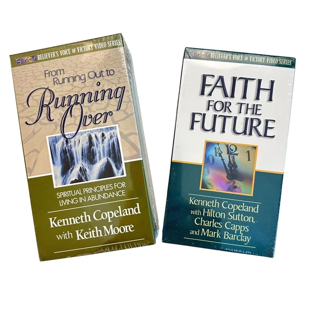 2XBIBLE RUNNING OUT to Running Over Vol 6 Faith Vol 3 Copeland 3 VHS