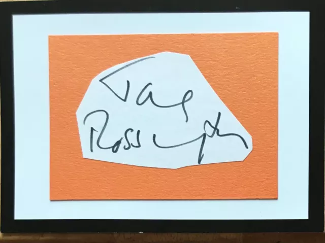 Jane Rossington English Actress, Crossroads   , Original Autograph on 6 x 4 Card