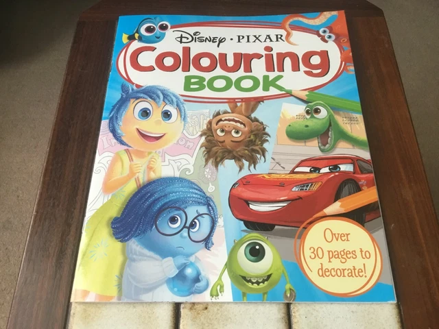 LIVRE DE COLORIAGE Disney Pixar - Plus de 30 pages à décorer - Livres