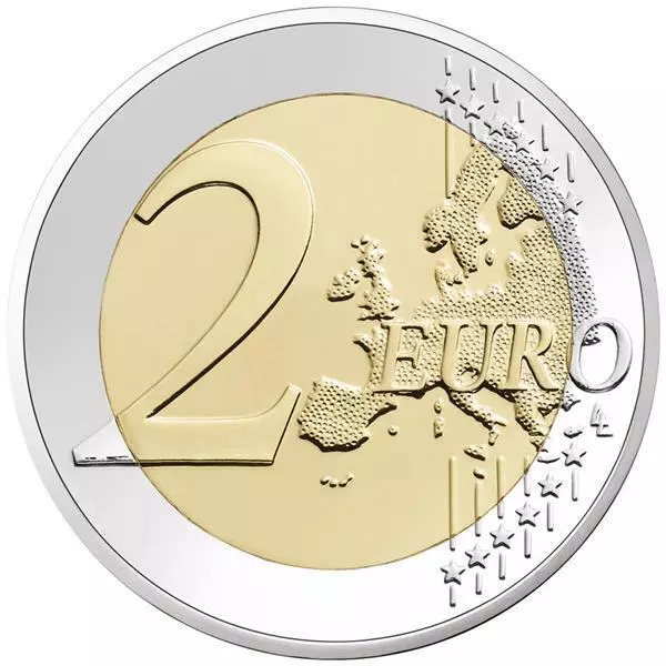 2 Euro Luxemburg 2024 bfr 175. Todestag von Großherzog Guillaume II. Mzz Quadrat 2