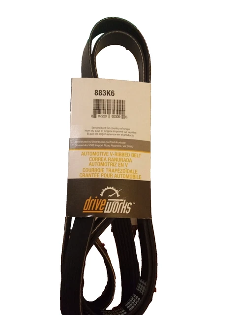 Driveworks V-Ribbed Belt, Driveworks 883K6