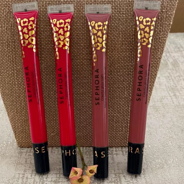 Lot of 4 SEPHORA COLLECTION Sephora Colorful Lip Gloss Balm. NEW!  NWOT