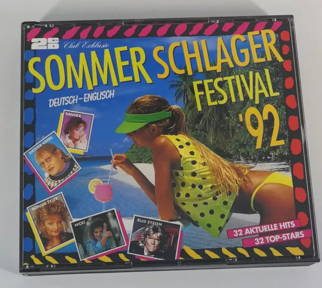 Sommer Schlager Festival '92 - 2 CD's Box - 32 Tracks   - 1992 2