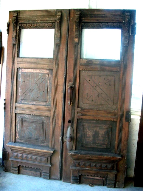 Antique  Large  Mansion Doors , Chateau Spanish Mission, Architectural Salvage