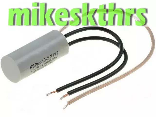 MIFLEX X1 Y2 Kondensator Entstörkondensator KSPpz-10 0,1uF 2x 0,0027uF EUR  5,95 - PicClick DE