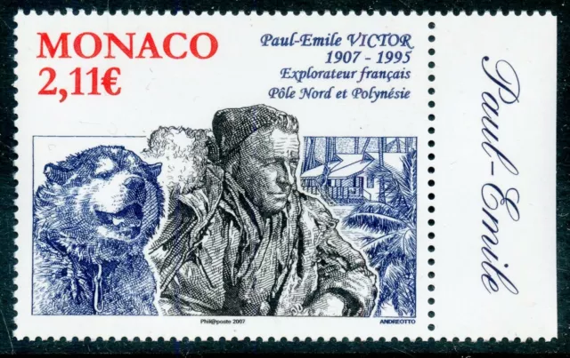 Stamp / Timbre De Monaco N° 2574 ** Paul Emile Victor