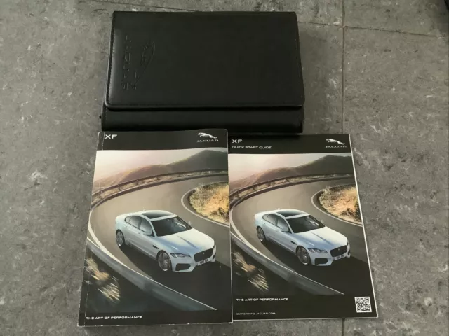 Jaguar Xf Owners Pack / Handbook / Manual + Wallet 2015~2019 (2017)