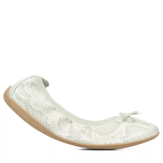 Chaussures Ballerines Chattawak femme Ella Blanc Blanche Synthétique A enfiler