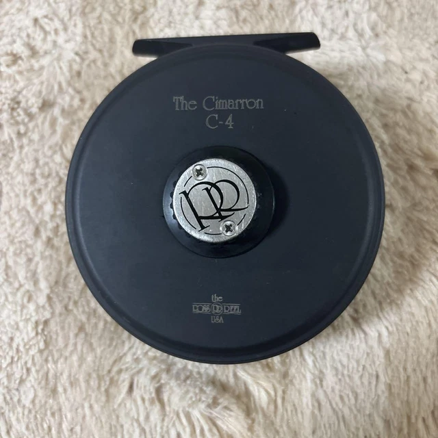 ロスRoss　Cimarron C-3　艶消し黒　5-7番　米国製　革ケース付 ross-cimarron-fly-reel-matte-