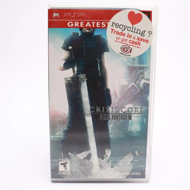CIB Complete Sony PSP Game Set - Crisis Core Final Fantasy VII- PAL -