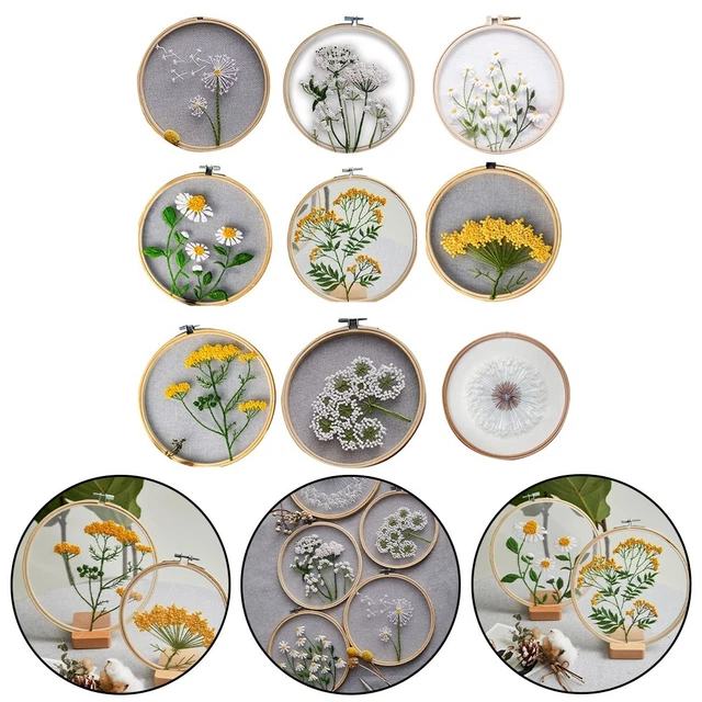 YEESAM ART Kit De Broderie Au Point De Croix Avancé – Rose