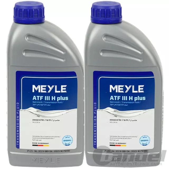 2L Meyle 0140192800 Getriebeöl Automatikgetriebeöl Atf Iii H Plus Mer