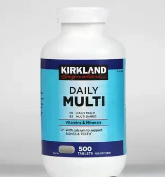 KIRKLAND SIGNATURE DAILY Multi Vitamins & Minerals, 500 Count. £19.50 ...