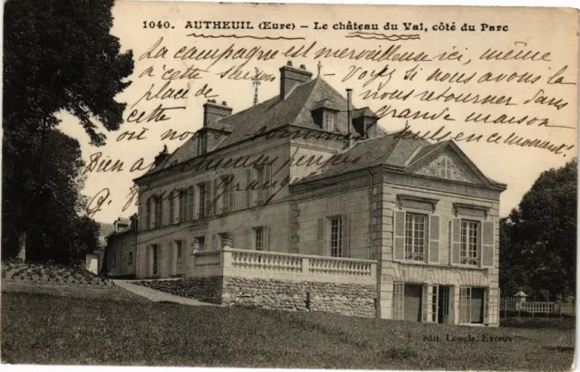 CPA AUTHEUIL - Le chateau du Val coté du Parc (181772)