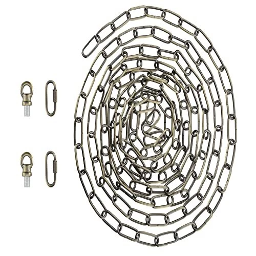 Aspen Creative 21116-51,Steel 15 Feet Heavy Duty Chain & Quick Link Connector...