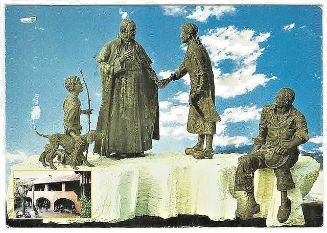 Cartolina di Papa GIOVANNI XXIII , SOTTO IL MONTE (Bergamo) Vedute - 1989