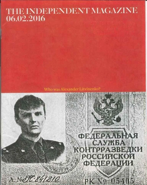 The Independent Magazine: John Baldessari, Alexander Litvinenko 6.02.16