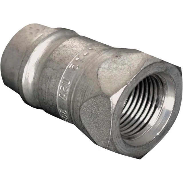 Apache 1/2 In. FNPT Zinc-Plated Brass Hydraulic Hose Male Tip 39041060 Apache