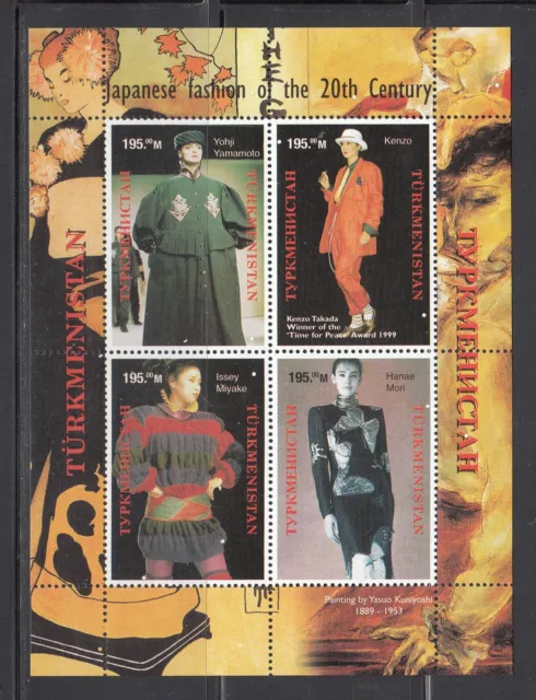 Turkmenistan 1999 - La Moda En Japon - Hojita Bloque