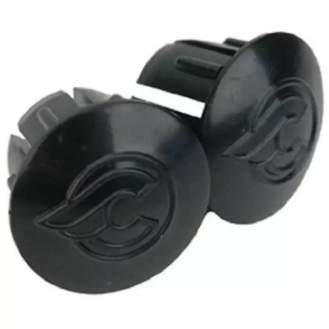 Cinelli Road Tape Handlebar End Plugs Cinelli Logo Bar End Plug Set Black Pair