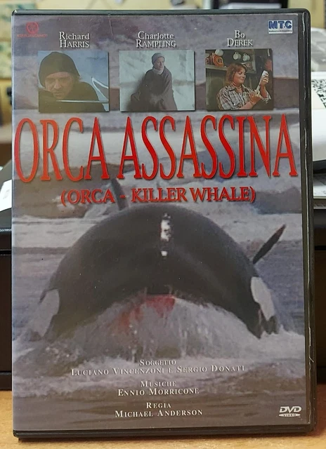 ORCA ASSASSINA DVD Richard Harris Charlotte Rampling Bo Derek Consegna ...