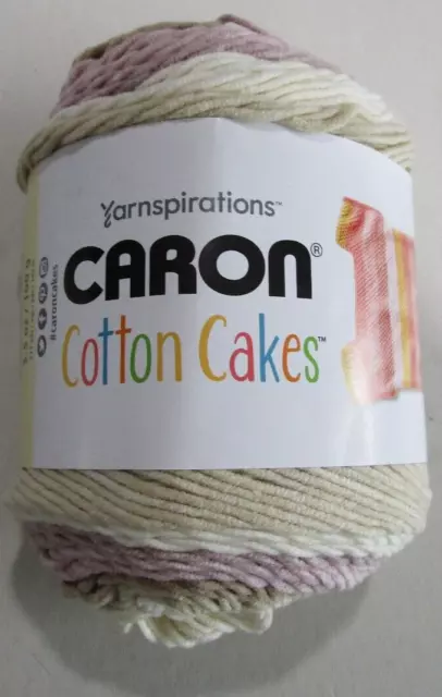 Yarnspirations Caron Cotton Cakes Yarn ALMOND 8.8 OZ