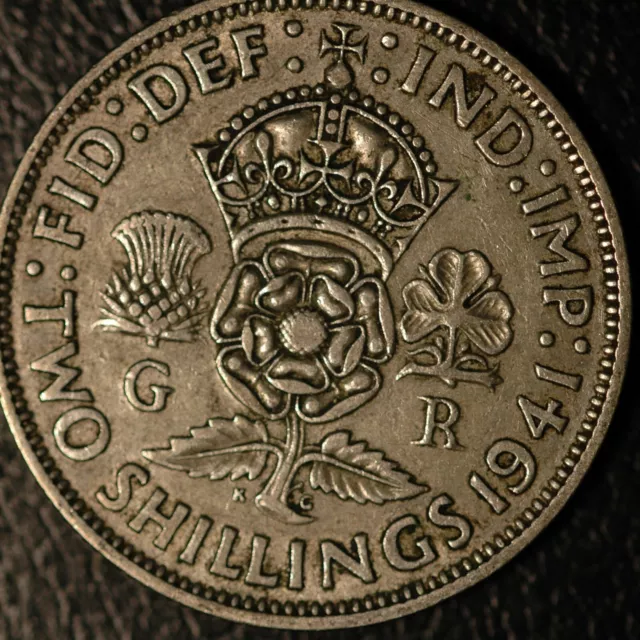 Florin 1937  -  1946 George VI  .500 Silver Choose your Date