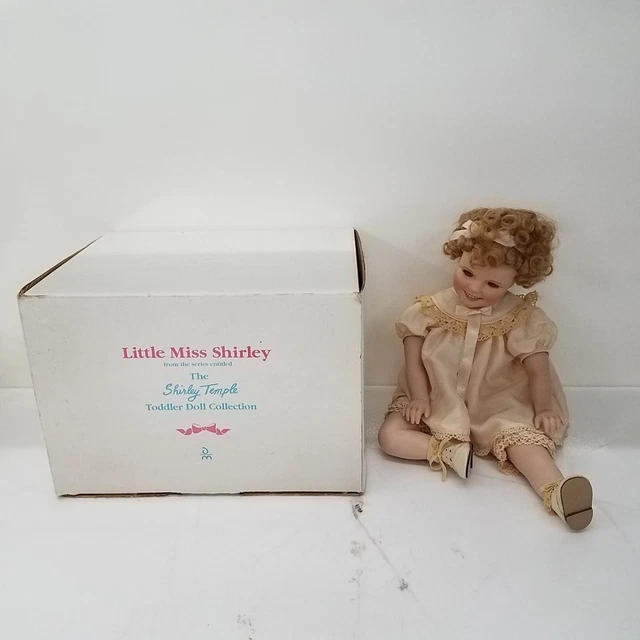 Shirley Temple Toddler Doll Little Miss Shirley Danbury Mint Porcelain Doll