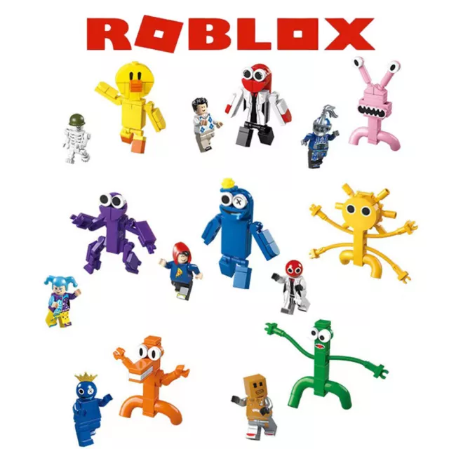 brown) Roblox Rainbow Friends Doors Building Blocks Toy on OnBuy