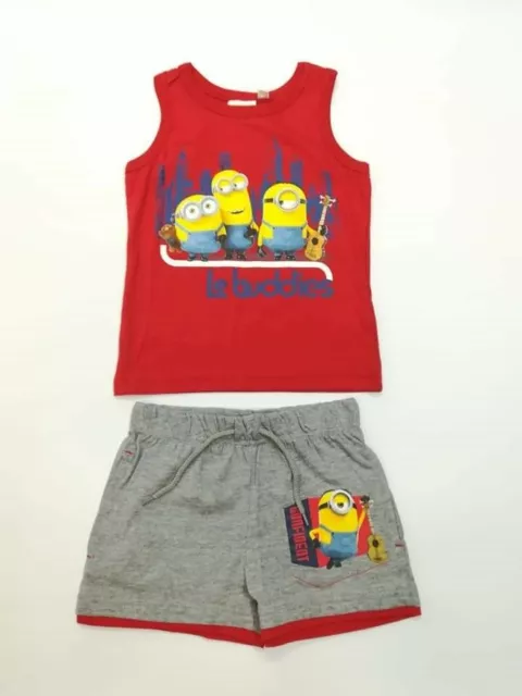 Completo Estivo Bimbo Minions 3-4-5-6-8 Anni