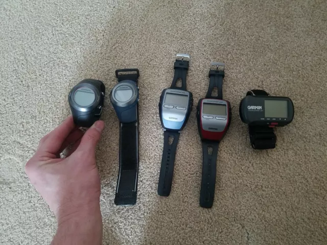 Garmin Forerunner 30, 205, 305, 405SX, 410 GPS Fitness Training Watch lot