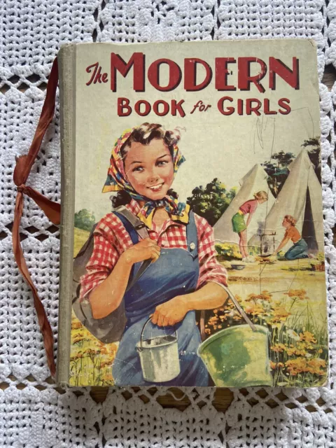 The Modern Book For Girls Hardback Book Birn Brothers Illustrated Vintage Book 1865 Picclick