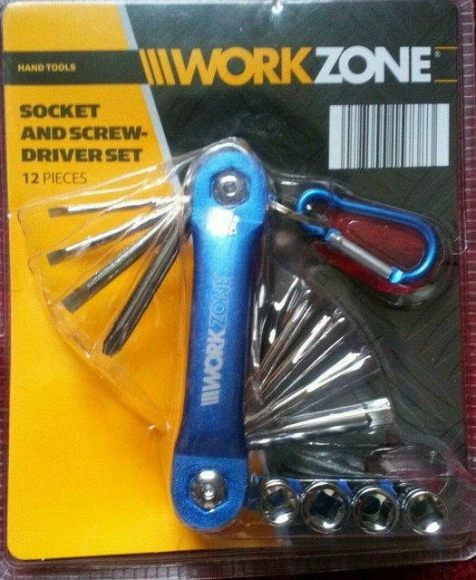 WORKZONE SOCKET AND Screwdriver set 12 Pieces New Sealed Unused £15.00 PicClick UK