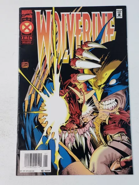 Wolverine 89 Deluxe NEWSSTAND Ghost Rider Ogun 1995 midgrade copy