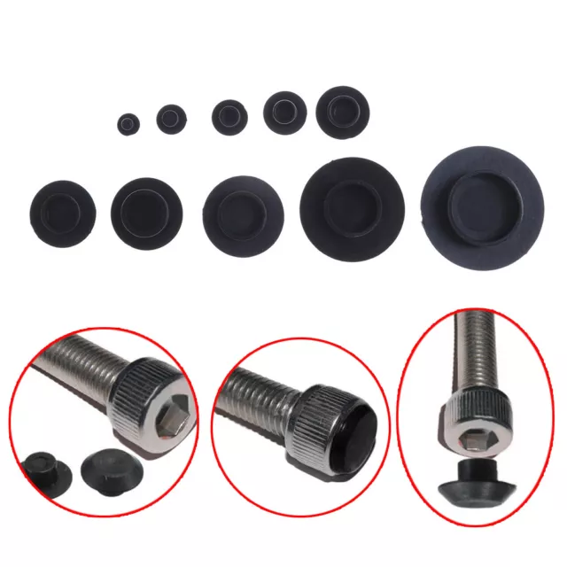 10Pcs Hex Socket Allen Bolt Screw Nut Hexagon Head Cover Cap Protector M4-M2I_-_