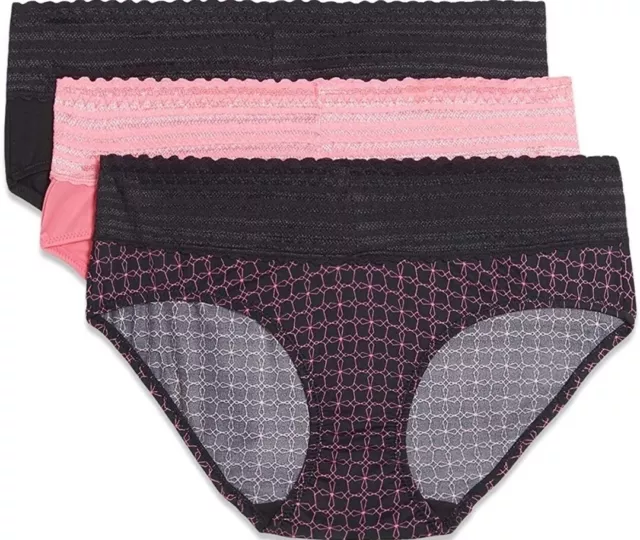  Warners Womens Allover Breathable Hi-cut Panty