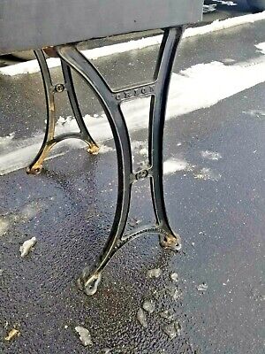 Antique School Furnishing Co. Orion Bloomsburg PA Cast Iron Table Legs