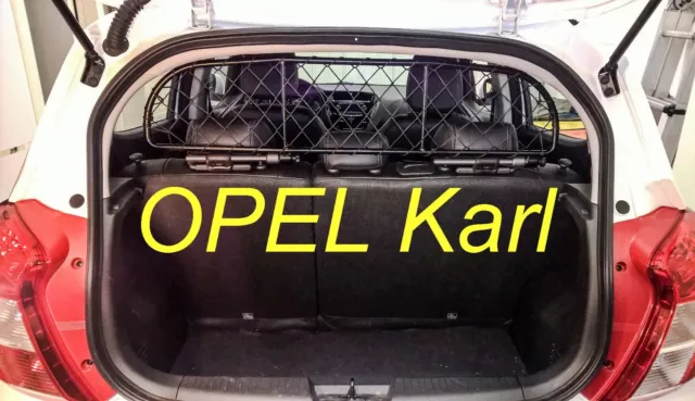 Divisorio Griglia Rete Divisoria auto OPEL Karl, per trasporto cani e bagagli