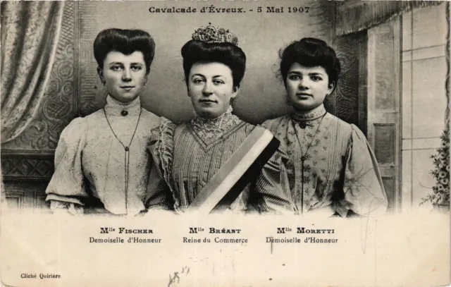 CPA Cavalcade d'ÉVREUX - 5 Mai 1907 (392895)