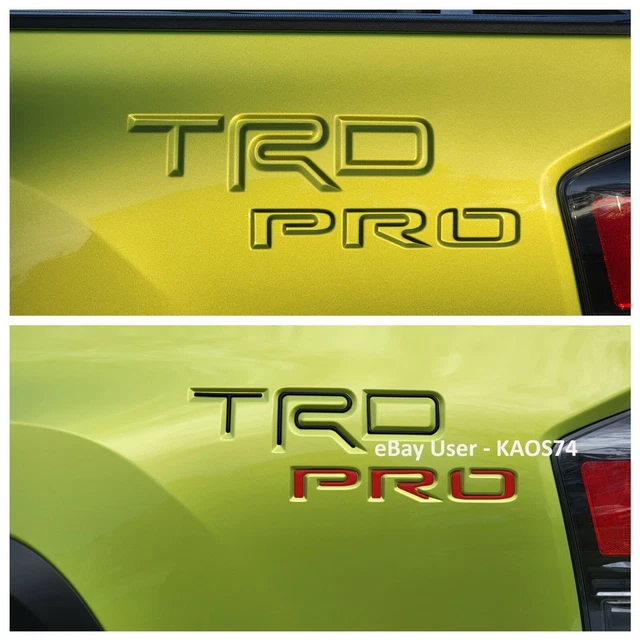 TOYOTA 2022 TRD PRO Bed Decals 2023 23.00 PicClick
