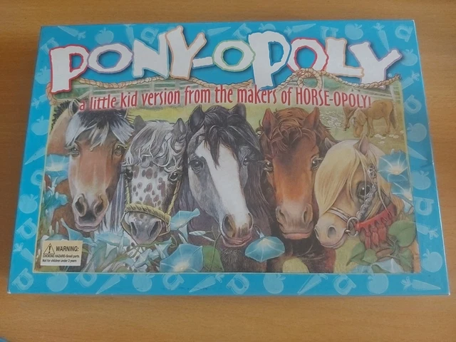 PONY-OPOLY BOARD game (kids version of Horse-opoly) £9.99 - PicClick UK