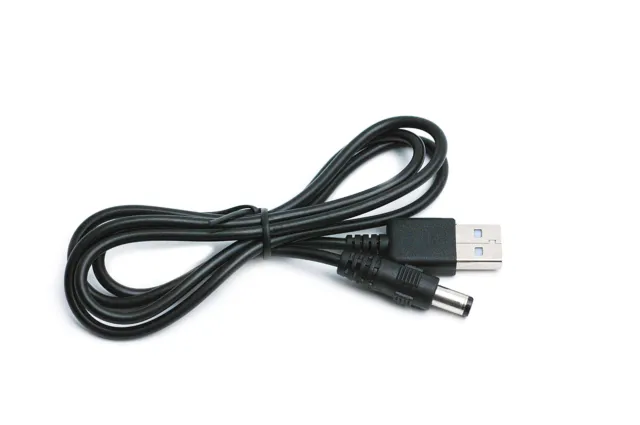 90cm USB Black Charger Power Cable Adaptor for View Quest VQ Retro 1 DAB Radio