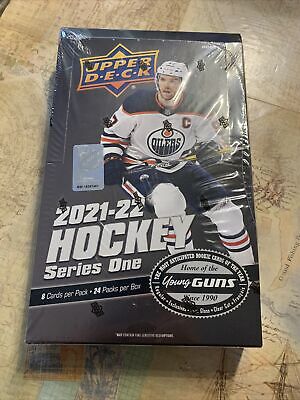 2021/22 Upper Deck Series 1 Hockey Hobby Box Free Shipping