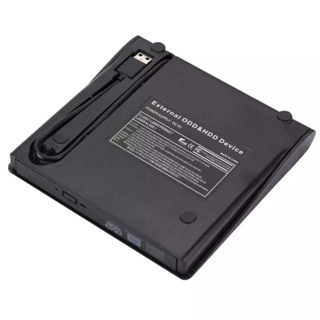 Portable External Slim USB 2.0 DVD-RW/CD-RW Burner Recorder IDE chip Optical g