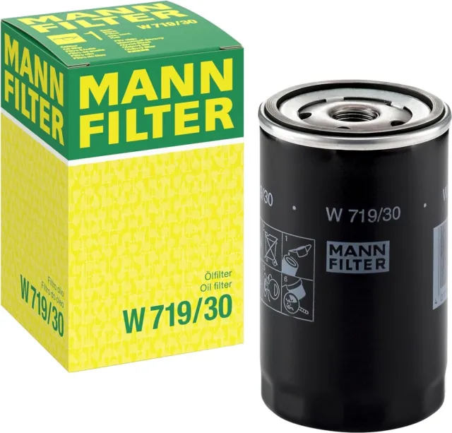 Mann Filter W 719/30 Ölfilter  - Für Audi, Seat, Skoda, Vw (Volkswagen)