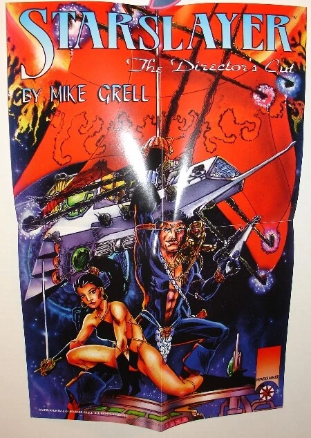 6 Comic Shop Promo Posters: Starslayer, Bar Sinister, Grifter, Epic Shadow Line+