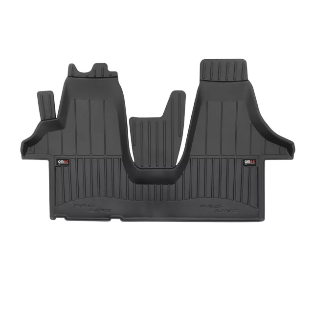 Fußmatten Automatten für VW T5 Transporter 2003-2015 OMAC Premium 3D Schwarz TPE