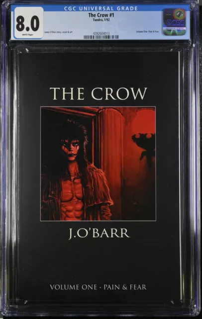 The Crow #1 Pain & Fear, #2 Irony & Despair, #3 Death 1992 James O Barr CGC